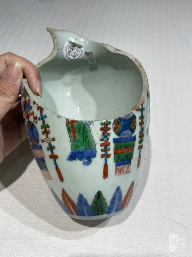 清代 粉彩人物纹瓷器一组十四件 - 图39